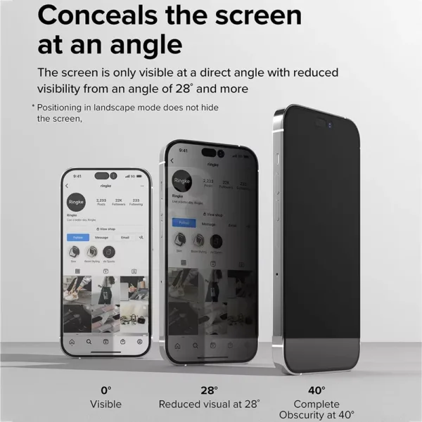 Película de Vidro Temperado Samsung Galaxy A14 - Super Privacidade