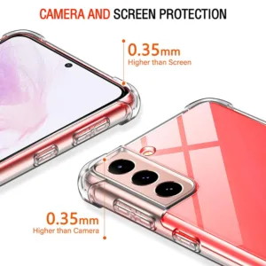 Capa Samsung Galaxy S21 FE Anti Choque - Transparente