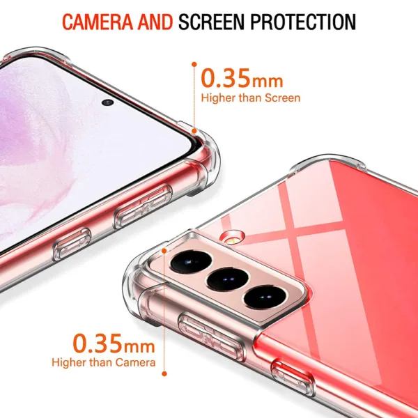 Capa Samsung Galaxy S21 FE Anti Choque - Transparente