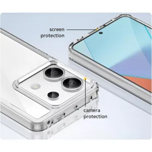 Capa Xiaomi Poco X6 5G Silicone Premium - Cristal Transparente