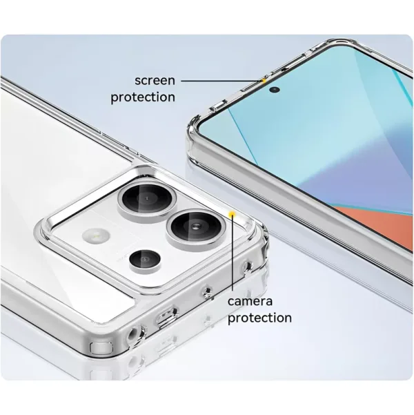 Capa Xiaomi Poco M6 Pro 4G Silicone Premium - Cristal Transparente
