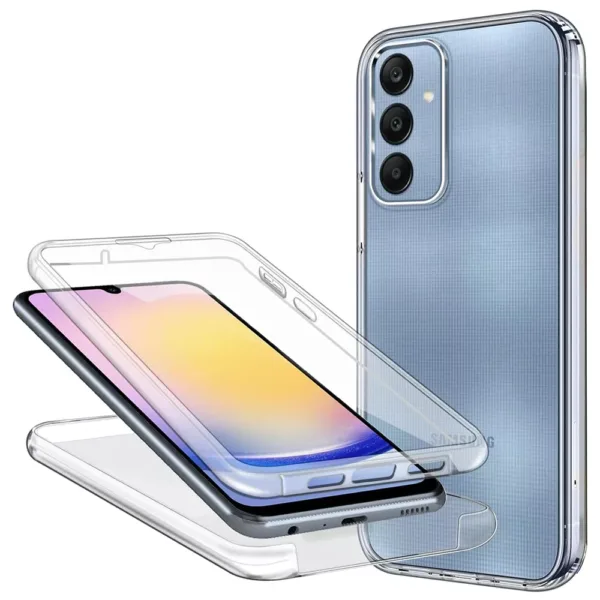 Capa 360 Samsung Galaxy A25 4G&5G - Full Cover Transparente