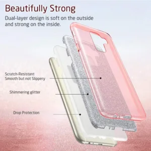 Capa Samsung Galaxy A6 Plus Purpurina Brilhante - Image 3