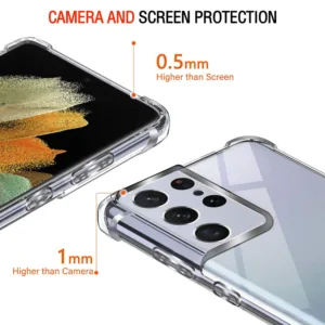 Capa Samsung Galaxy S21 Ultra Anti Choque - Transparente