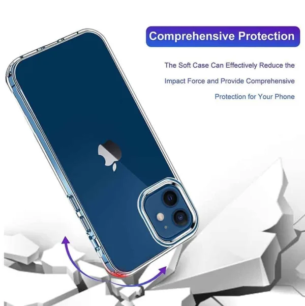 Capa iPhone 12 Mini Silicone Premium Transparente