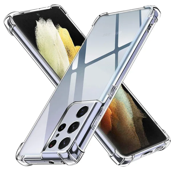 71glQzyYN2L._AC_SL1500_.jpg Capa Samsung Galaxy S21 Ultra Anti Choque - Transparente