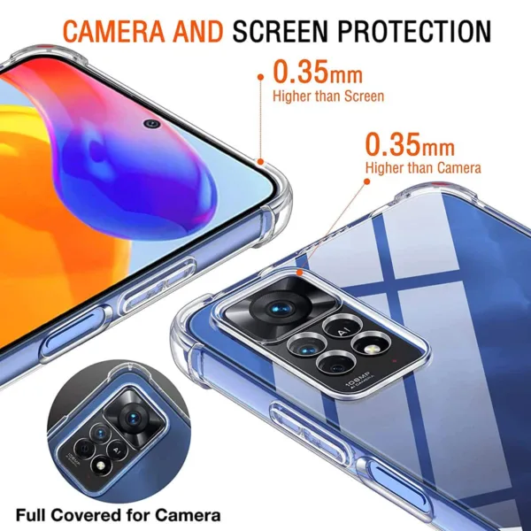 Capa Xiaomi Redmi Note 11S 5G Anti Choque - Transparente