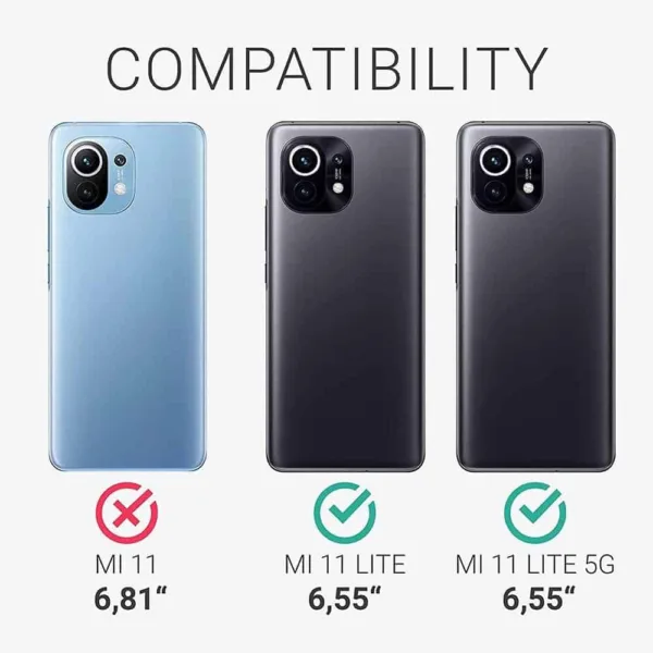 Capa Xiaomi Mi 11 Lite 4G&5G Silicone Ultrafino - Transparente