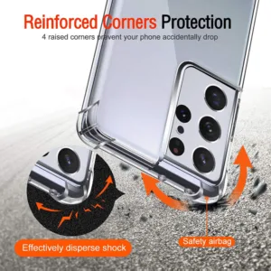 Capa Samsung Galaxy S21 Ultra Anti Choque - Transparente