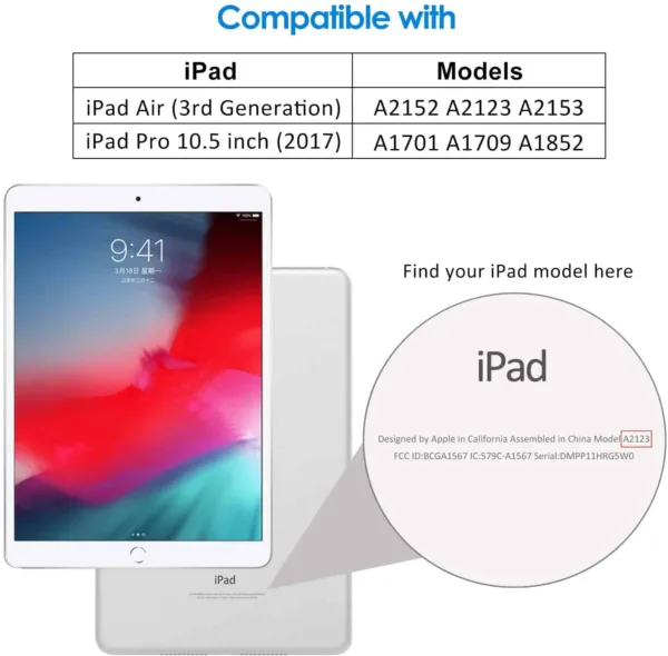 Película de Vidro Temperado iPad Air 3 (2019) 10,5″ - Super Transparente