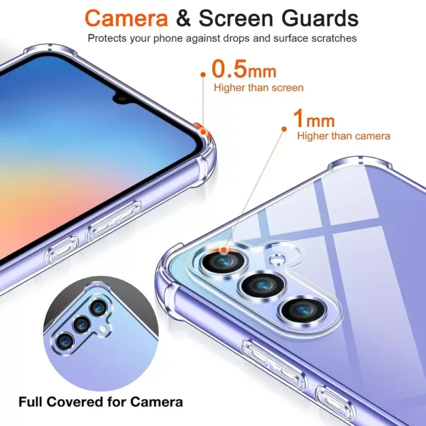 Capa Samsung Galaxy A14 Anti Choque - Transparente