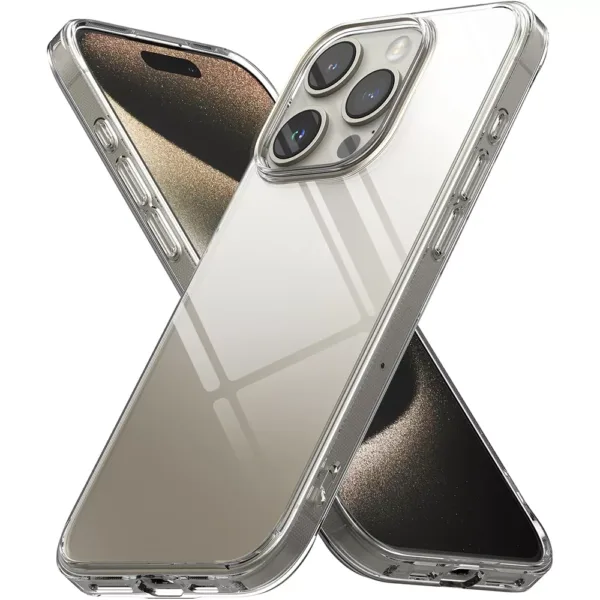 Capa iPhone 15 Pro Silicone Premium - Cristal Transparente