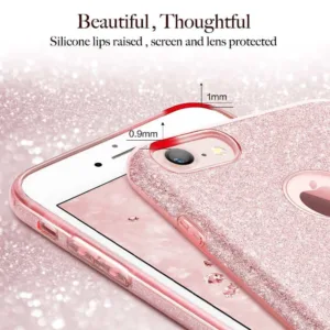Capa iPhone 7 Plus | iPhone 8 Plus Purpurina Brilhante - Image 3