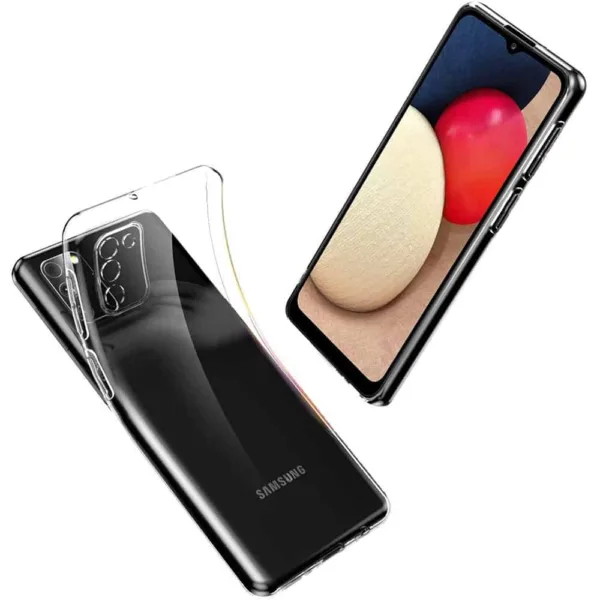 Capa Samsung Galaxy A02S Silicone Premium - Cristal Transparente