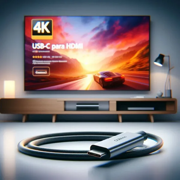 Cabo USB-C para HDMI – Ligação do Smartphone à TV