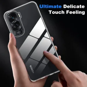 Capa Honor 90 Lite Silicone Premium - Cristal Transparente