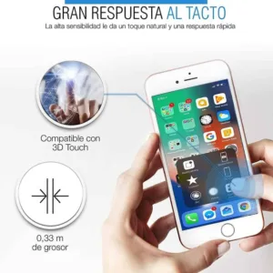 Película de Vidro Temperado iPhone 6S - 5D Branco