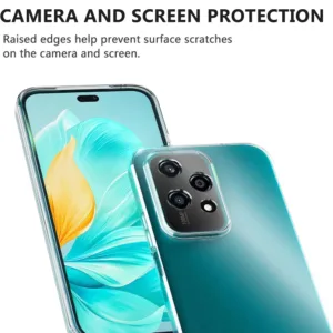 Capa Honor 200 Lite Silicone Premium - Cristal Transparente
