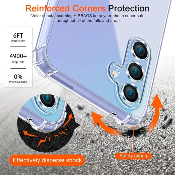 Capa Samsung Galaxy A25 Anti Choque - Transparente