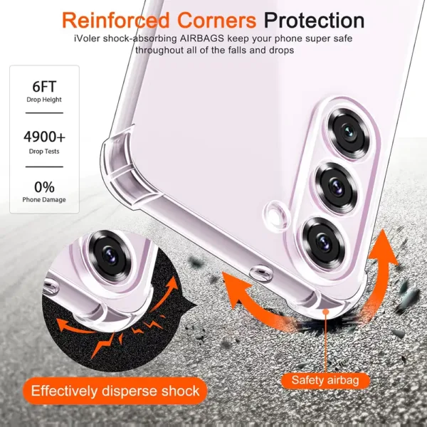 Capa Samsung Galaxy S25 Plus Anti Choque - Transparente