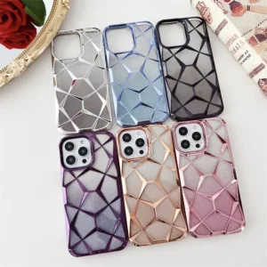 Capa iPhone 15 Plus Cromada Diamante