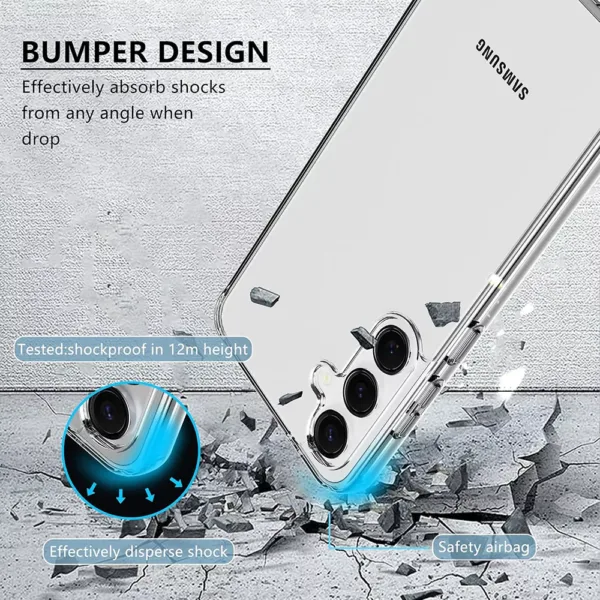 Capa Samsung Galaxy A55 Anti Choque - Transparente