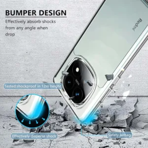 Capa Xiaomi Redmi Note 14 Pro+ 5G Anti Choque - Transparente