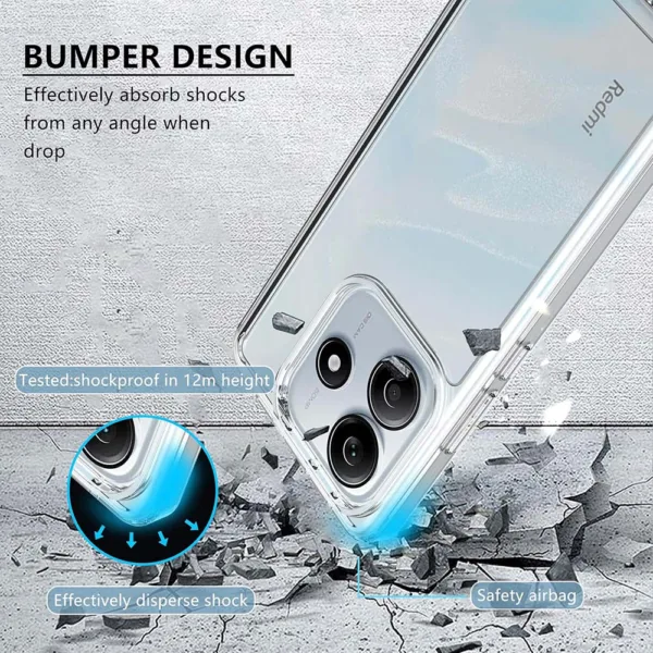 Capa Xiaomi Redmi Note 14 4G Anti Choque - Transparente