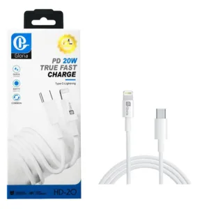 Cabo USB-C para Lightning PD 20W True Fast - 1 Metro