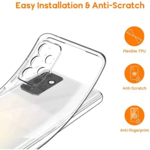 Capa Samsung Galaxy A72 5G Silicone Premium - Cristal Transparente