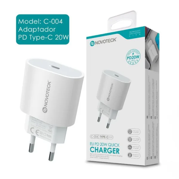 Carregador USB-C 20W Branco