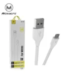 Cabo Micro USB para USB (SJX-168 Mimacro 2A - Branco)