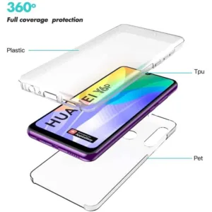 Capa 360 Huawei Y6P - Full Cover Transparente - Image 3