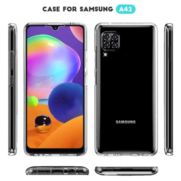 Capa 360 Samsung Galaxy A42 5G - Full Cover Transparente