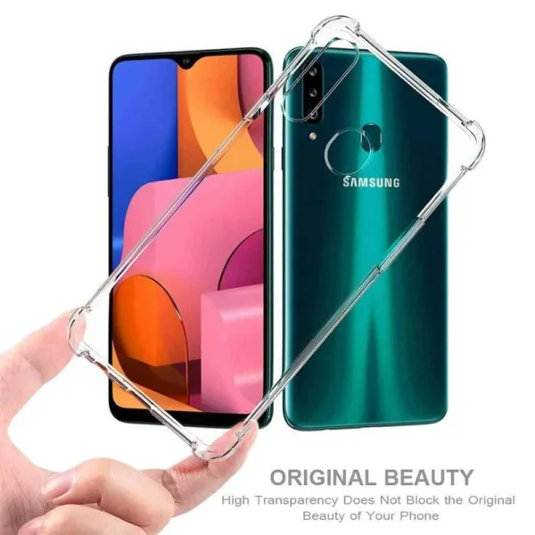 Capa Samsung Galaxy A20S Anti Choque - Transparente