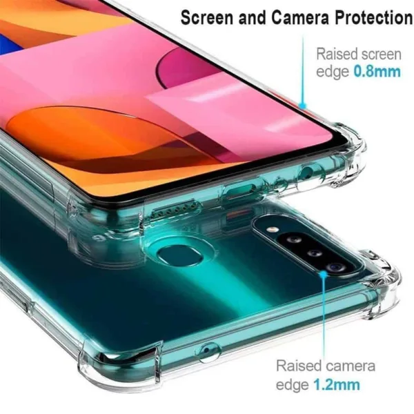 Capa Samsung Galaxy A20S Anti Choque - Transparente