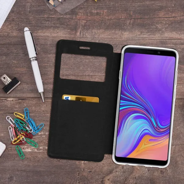 Capa Flip Xiaomi Redmi Note 7 com Janela – Preto
