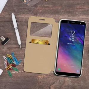 Capa Flip Samsung Galaxy S7 Edge com Janela – Azul - Image 3