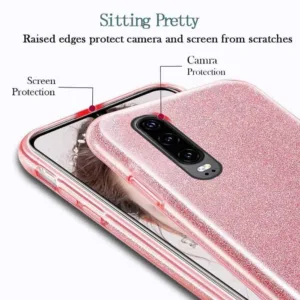 Capa Huawei P Smart Z Purpurina Brilhante - Dourado