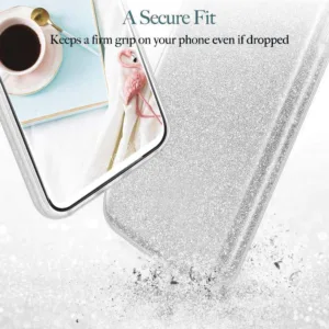 Capa Huawei Y5 2018 Purpurina Brilhante - Prata - Image 1