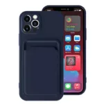 Capa Samsung iPhone com suporte para cartões - Azul