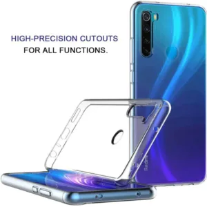 Capa Xiaomi Redmi Note 8T Silicone Premium - Cristal Transparente - Image 3