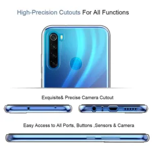 Capa Xiaomi Redmi Note 8 | Note 8 2021 Silicone Premium - Cristal Transparente - Image 5