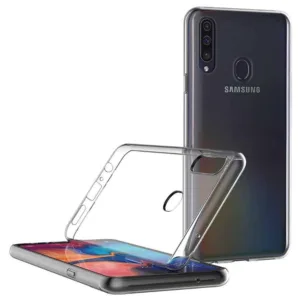 Capa Samsung Galaxy A20S Silicone Premium - Cristal Transparente - Image 2