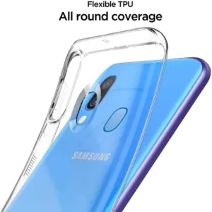Capa Samsung Galaxy A40 Silicone Premium - Cristal Transparente - Image 3