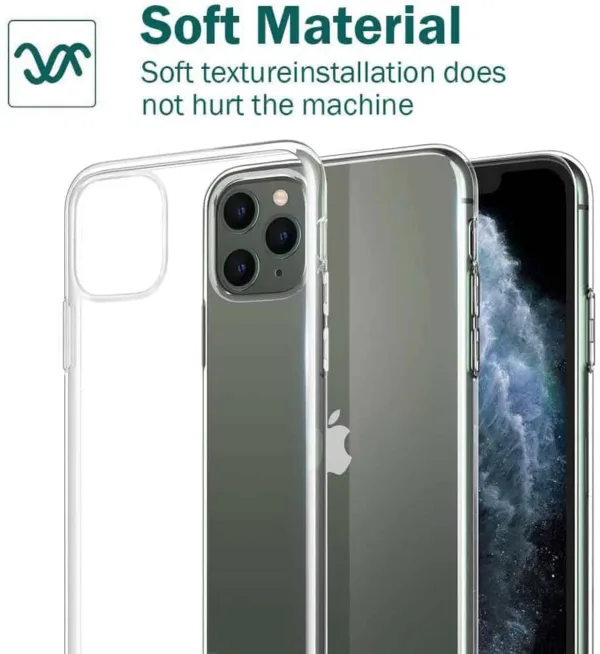 Capa iPhone 11 Pro Silicone Premium - Cristal Transparente