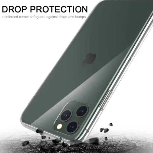 Capa iPhone 11 Pro Silicone Premium - Cristal Transparente