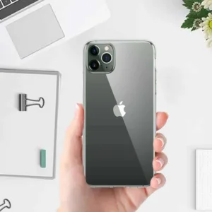 Capa iPhone 11 Pro Max Silicone Premium - Cristal Transparente
