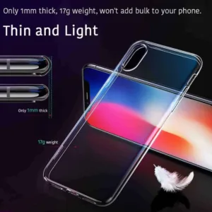 Capa iPhone Xs Max Silicone Premium - Cristal Transparente