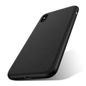 Capa iPhone Xs Silicone Premium Preta - Image 5